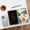 Server Book with Zipper Pocket,Waitress Book Wallet Notepad-Leaves