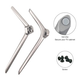 55U6G HJ1621 Replacement Base TV Stand Legs fit for Hisense 55U6G 55 Inch Class U6 U6G Series Smart TV with Screws and Installatio