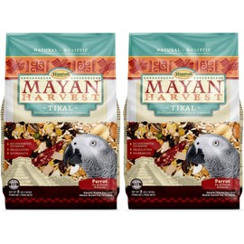 Higgins 2 Pack of Mayan Harvest Tikal Parrot Food, 3 Pounds Each