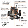 Truper ROTO-3/8A4 Rotary hammer 3/8" 600 W, professional