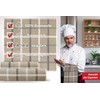 Lashuma Lyon Tea Towels Set of 6 50 x 50