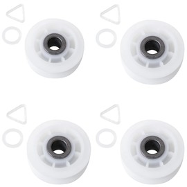 Haüs Parts 279640 Dryer Idler Pulley Wheel Replacement – Compatible with Kenmore, Whirlpool, Maytag, KitchenAid – Replaces 697692, AP3094197, W10468057 (4-Pack)