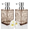 2 Pack Soap Dispenser 12Oz Acrylic Liquid Lotion Hand Dispensers