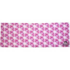KOOLGATOR Cooling Towel - Pink Geometric Design