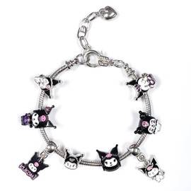 Driflo Kuromi Bracelet, Kuromi Jewellery, Cartoon Bracelet K-uromi Bracelets Birthday Gifts for Friends and Fans