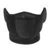 QEXUJOW Motorcycle Balaclavas, 1 Black Snowboard Half Face Mask, Ski