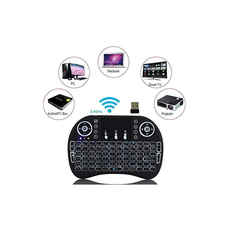 Mini i8 2.4G Air Mouse Wireless Keyboard With Touchpad, Rechargeable