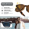 MEETSUN Polarized Sunglasses for Women Classic Retro Square Trendy Ladies