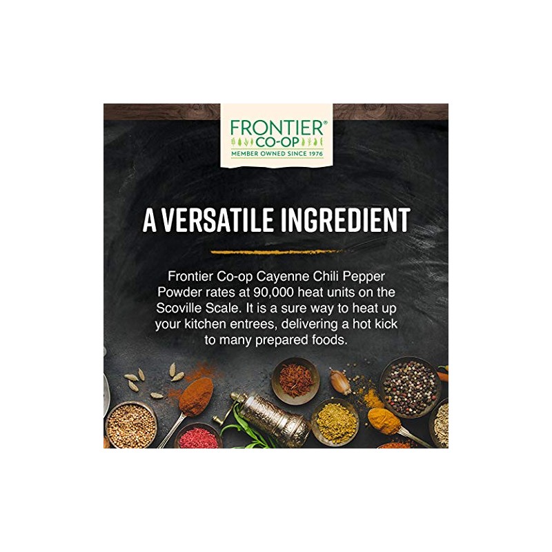 Frontier Natural Products Cayenne Ground 90000 Heat Units -- 16