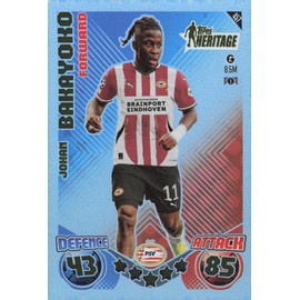 Match Attax 2024 2025 Johan Bakayoko Heritage Trading Card