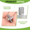 PATIKIL 1/4" Male to 1/4" Male Thread Camera Tripod Screw