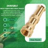 Brass Adjustable Spray Nozzle with Powerful Water Stream for Garden