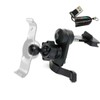 ChargerCity Simple-Lock Air Vent Holder Mount w/Dedicated Garmin GPS Bracket