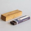 Cabilock Wooden Cutlery Box with Lid, Kitchen Chopsticks Box Utensils
