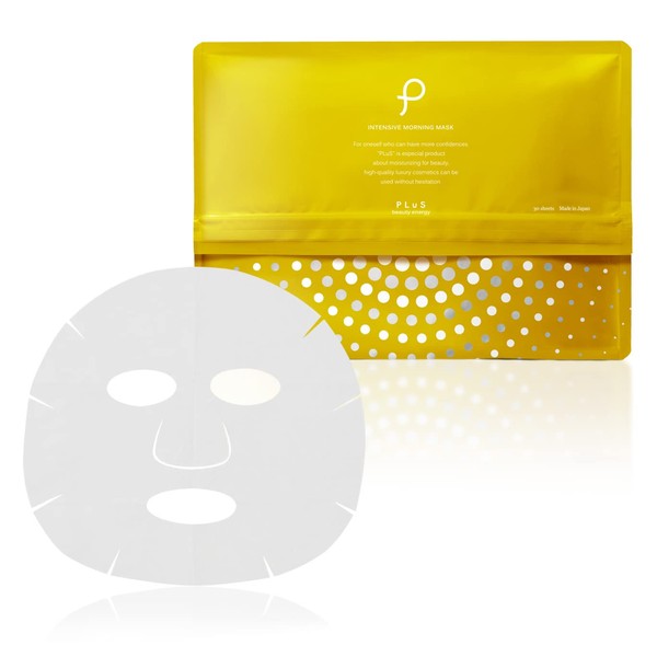 PLuS Sheet Mask, Intensive Morning Mask, Pack of 30, Lotion,