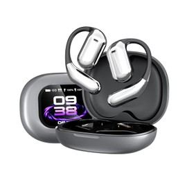 MBTRGFLQ Erazers Over The Ear Headphones Xp2，Smart Touch Screen Charging Box，Sports Earhook Bluetooth Headphones，Suitable for Fitness Running and Cycling, IPX6 Waterproof and Noise Reduction (Black)