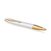 Parker IM Ballpoint Pen | Premium Pearl Lacquer with Gold