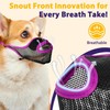 LUCKYPAW Dog Muzzle, Mesh Muzzle for Large Medium Small Dogs