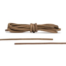Premium Leather Boot Lace in Desert Brown - Premium Quality and Strength