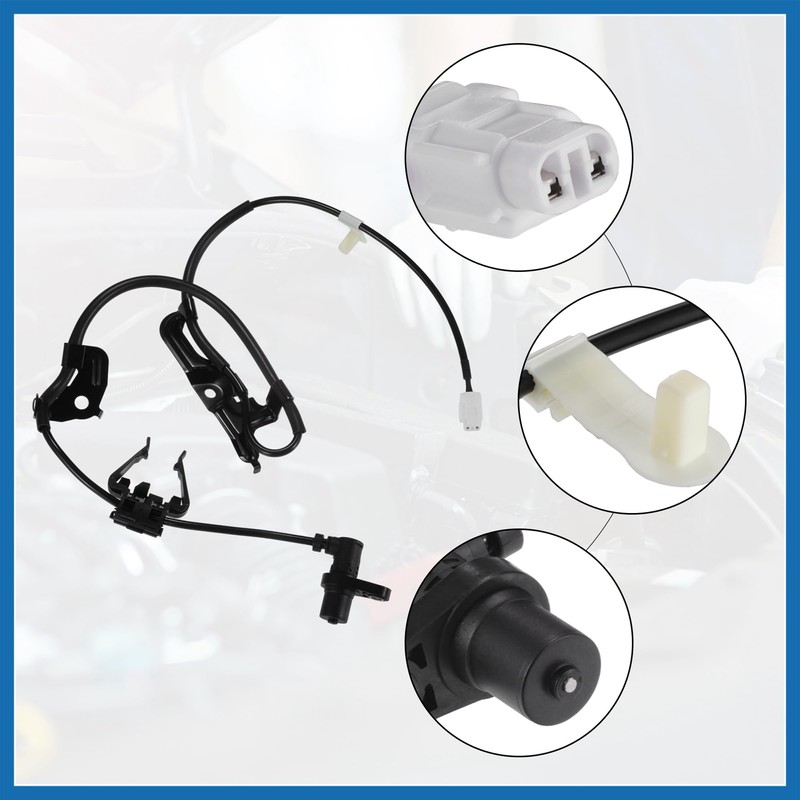 A ABSOPRO Front Left Right ABS Wheel Speed Sensor Fit