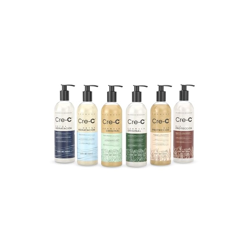 Cre-c Shampoo Anticaida Formula Original de 500 ml con Ingredientes