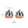 Sumeet Stainless Steel + Copper Bottom 2 Pc Ghee Pot