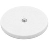 White Rubber Coated POS Magnets Countersunk with M6 Boss Thread