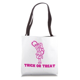 Cheerleader Trick or Treat Bag Tote Bag