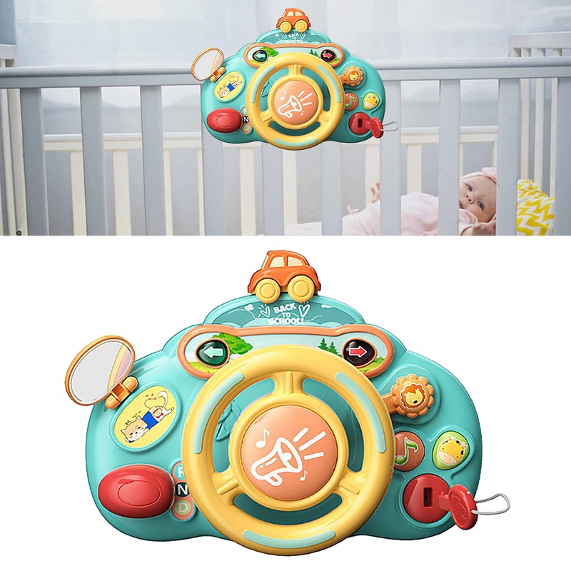 Simulation Steering Wheel Toy Interactive Educational Cute Ideal Gift Car