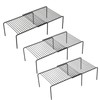 bangminda Kitchen Cabinet Expandable Shelf Organizers Set of 3, 6-