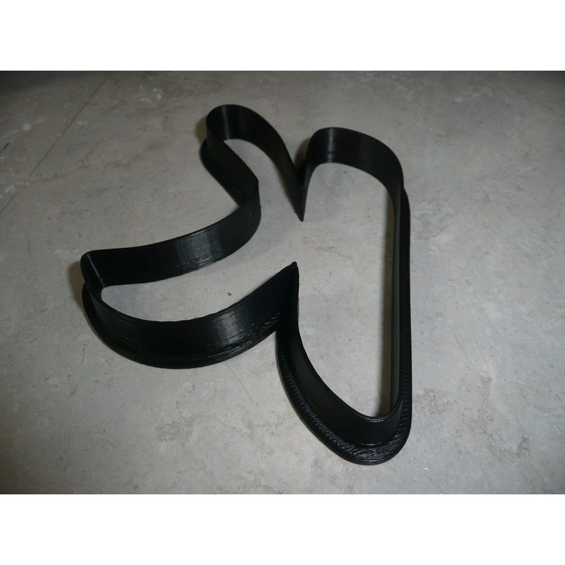 LETTER K UPPERCASE FANCY FONT ALPHABET COOKIE CUTTER MADE IN