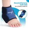 NEWGO Ankle Ice Pack Wrap for Swelling, Flexible Gel Ice