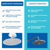 QwenchPure - 8 Inch Stainless Steel Rainfall Showerhead – High