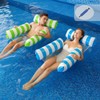 Inflatable Water Hammock Floaties for Adults – Pool Float Lounger