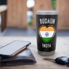 India Flag Heart Budaun City Stainless Steel Insulated Tumbler