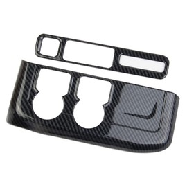 Fewshaw Carbon Fiber Side Console Headlight Switch Panel Cover Trim Accessories for 2021-2024 Chevy Tahoe Suburban for 2021-2024 GMC Yukon