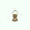 TENDAGGIMANIA Ganci per Tende da Interno Pinze-Colore: Bronzo- Clip Mollette
