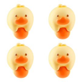 Lotsdonxia 4 Pcs Table Corner Bumper Pads, Sharp Corner Protectors Table Protector with Cute Animals Shape and Silica Gel Material for Safety Edge & Corner Guards(Duck)