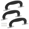 BokWin Black Plastic Luggage Handle,6.1 Inch/155mm Antique Suitcase Handle Pull,Imitation