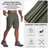 Jessie Kidden Men's Cargo Hiking Shorts Outdoor Lightweight Quick-Dry Tactical
