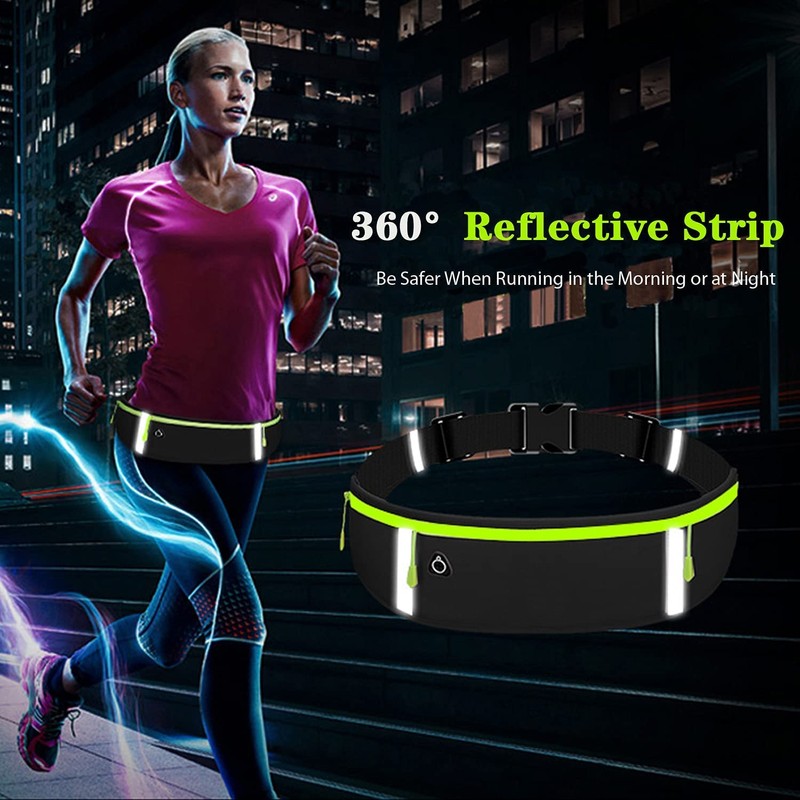 Cangurera Deportiva 2X Cangureras para Correr Ciclismo y Gimnasio, Impermeable
