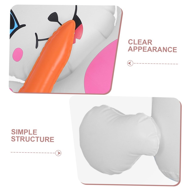 MERRYHAPY Giant Inflatable Easter Bunny Statue for Yard Decorations Easy