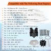 46-807151A14 Water Pump Housing & Impeller Repair Kit Replaces for