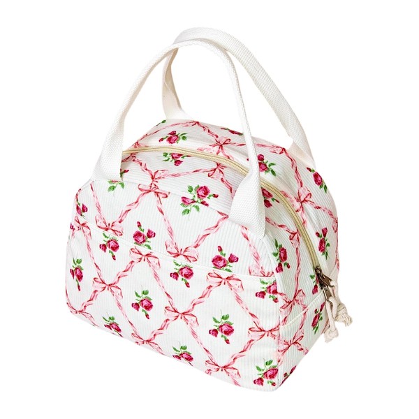 Hnonoxy Pink Portable Lunch Bags, Small Cute Lunch Bag, 8