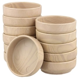 MAKTSAM 12PCS 6cm Rubber Base Castor Cups, Non-Slip Furniture Castors, Furniture Castor Cups for Carpet Wooden Floors, Floor Protectors for Furniture Legs