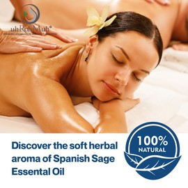 USDA Certified Organic Spanish Sage Essential Oil || Pure || Spain - 10 mL