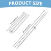 maxtachi 2 Pack Folding Ruler, Foldable Ruler 30cm, Ruler Folding