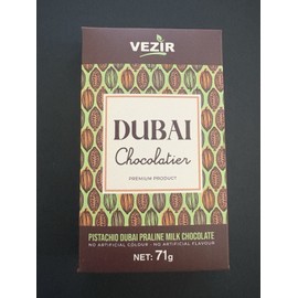 dubai chocolate Pistachio Praline Dubai Chocolate Bar – Crispy & Nutty Delight