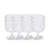 Set 4 Copas De Acrilico, 350 ml cada uno |