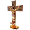 Purpledip Metal Crucifix (Jesus Christ on The Cross) with Glittering